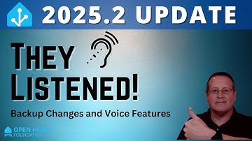 Home Assistant 2025.2 Update. Change to Backups and New Voice Features.