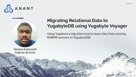 Apache Cassandra Lunch #128: Migrating Relational Data to YugabyteDB using Yugabyte Voyager