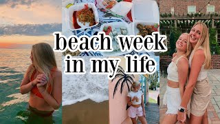 SUMMER WEEK IN MY LIFE: virginia beach, visiting maya, swims at sunset, sushi dates & more!!