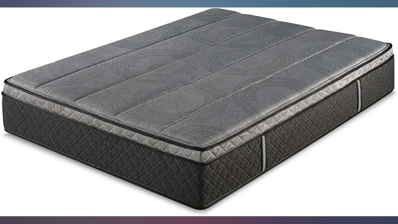 ZINUS 12 Inch Euro Top Pocket Spring Hybrid Mattress//Pocket