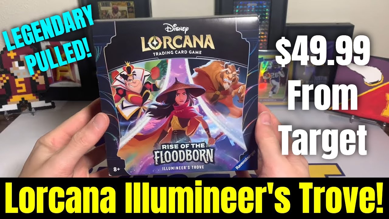 Legendary & More Out Of This Disney Lorcana Rise Of The Floodborn  Illumineer's Trove Box From Target