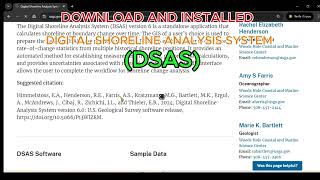 How To Download And Install Dsas For Arcgis Stepbystep Tutorial 2025