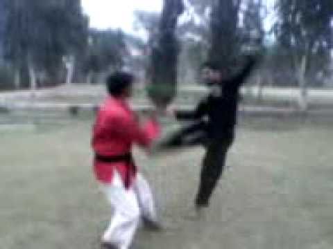 bando karate show fight