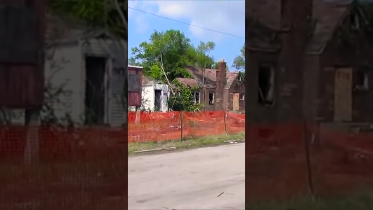 National Guard goes into Gary Indiana for Demolition of Old Dangerous Houses 