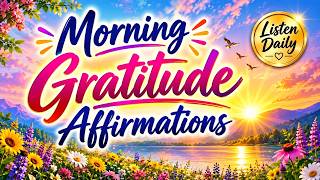 Morning Gratitude Affirmations for Success, Abundance & Positive Energy