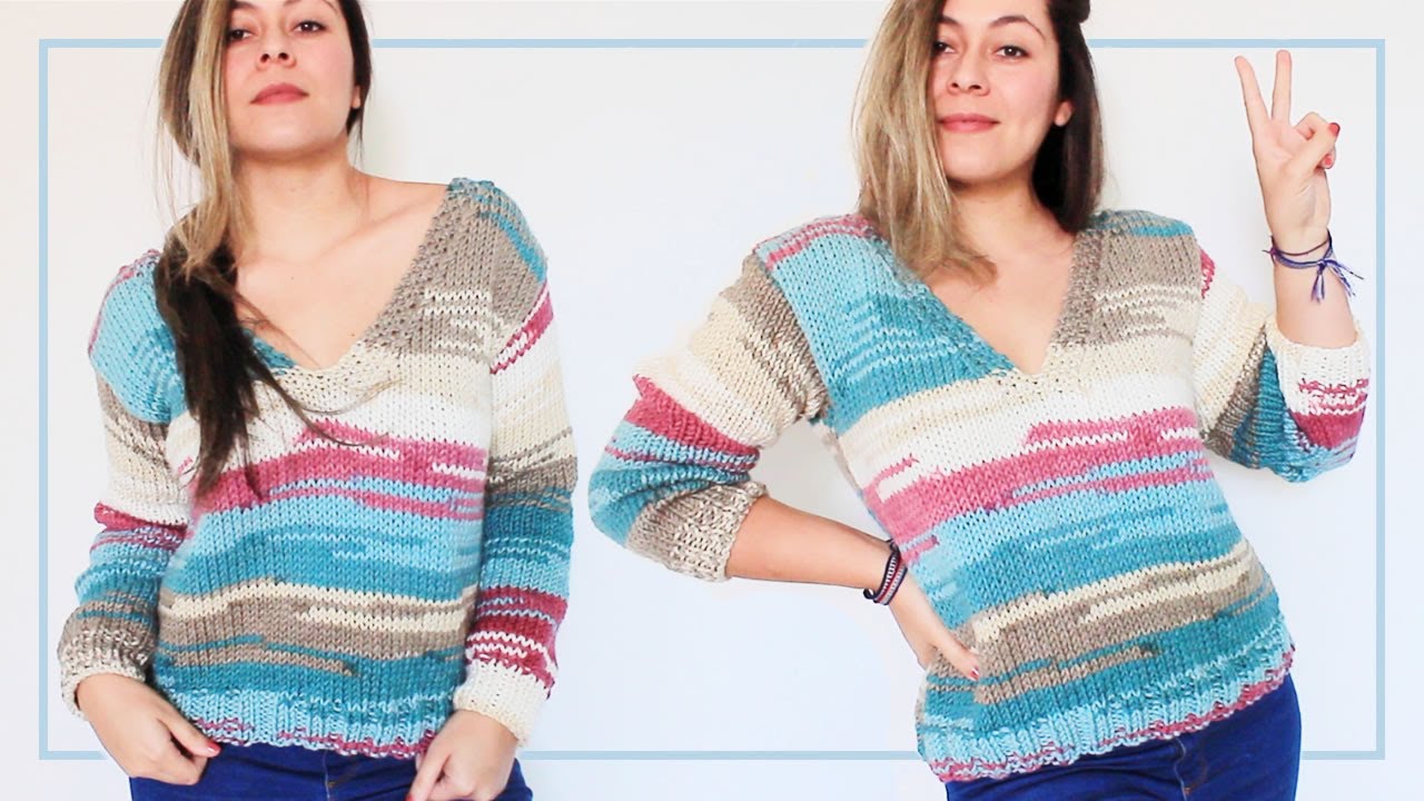 01 - Blusão da Day 💬 Receita de Tricô Passo a Passo #245