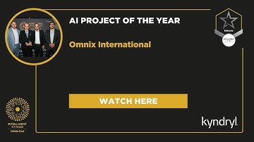 AI Project of the Year Winner Interview | Omnix International | Intelligent ICT Awards ME 2025