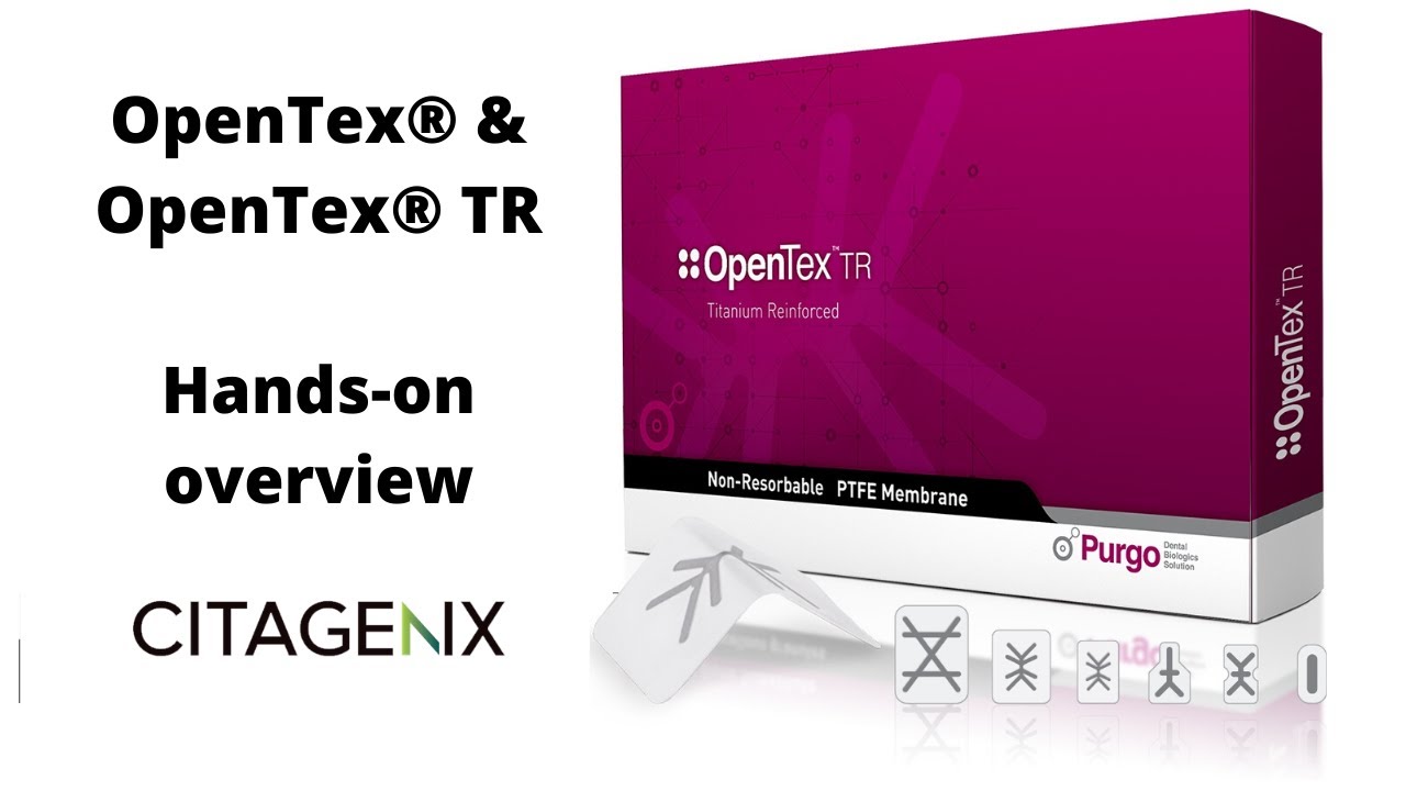 Titanium Reinforced PTFE Membrane For Space Maintenance [OpenTex® TR] [Hands-on] | Citagenix Inc.