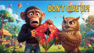 The Broken Kite 🪁 | A Powerful Story About Never Giving Up | Chimp & Hoots PlayTime #kidsstory 