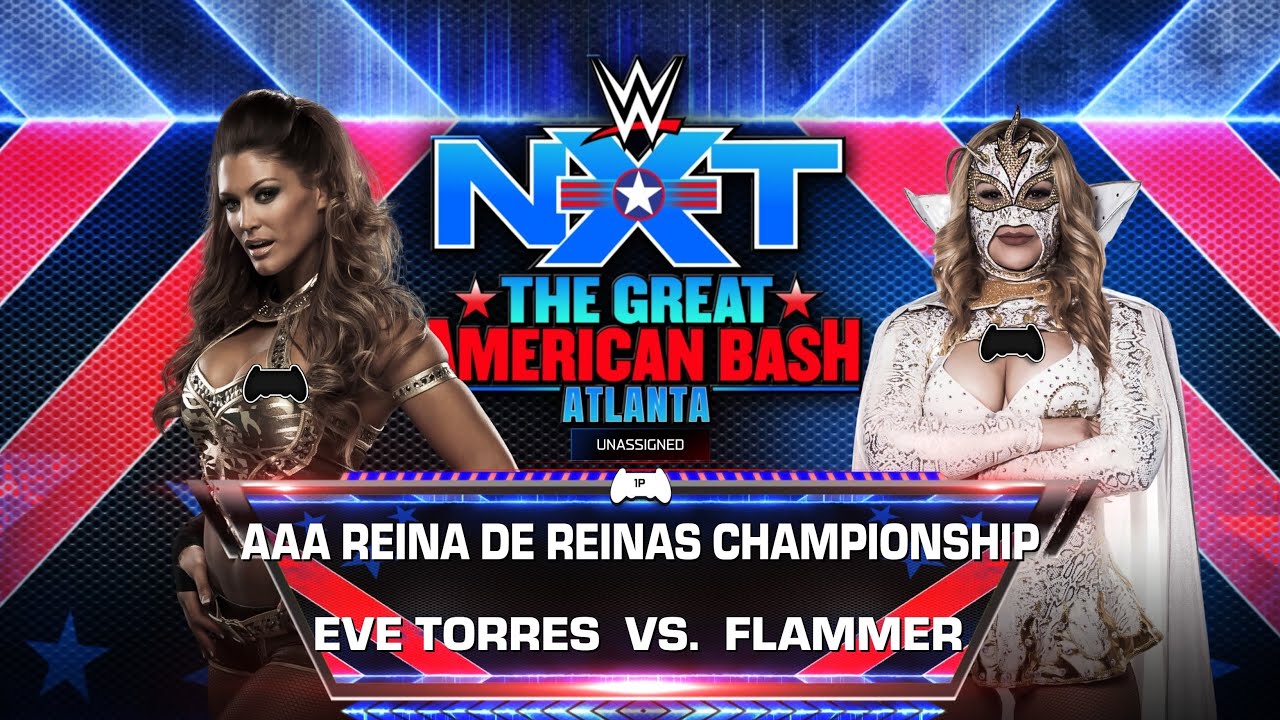 WWE 2K26 | Eve Torres Vs. Flam | NXT Great American Bash - YouTube