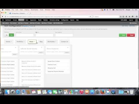 xPalladium Drupal Theme - Menu Back End Interfaces