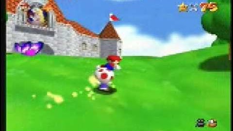 Gameshark code: Ride Toad outside the castle
