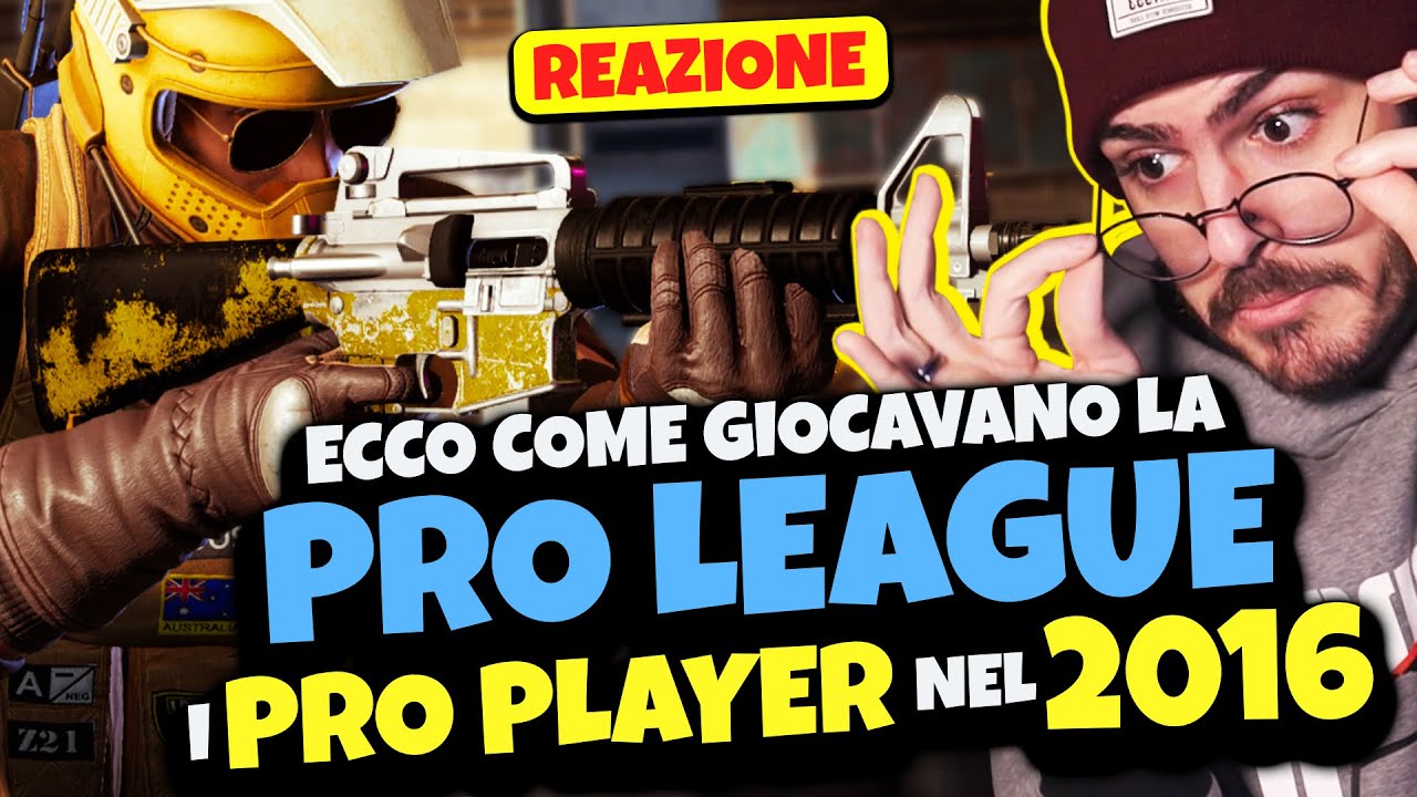 ECCO COME ERANO i PRO nel 2016 *divertentissimo* - Rainbow 6 Siege ITA Reazione