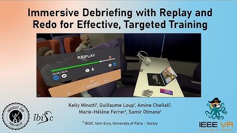 IEEE VR 2025 - Poster - Immersive Debriefing with Review and Redo for Effective, Targeted Training