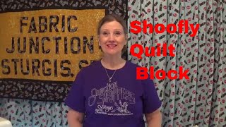 Shoofly quilt block
