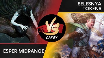 VS Live! | Esper Midrange VS Selesnya Tokens | War of the Spark Standard | Match 3