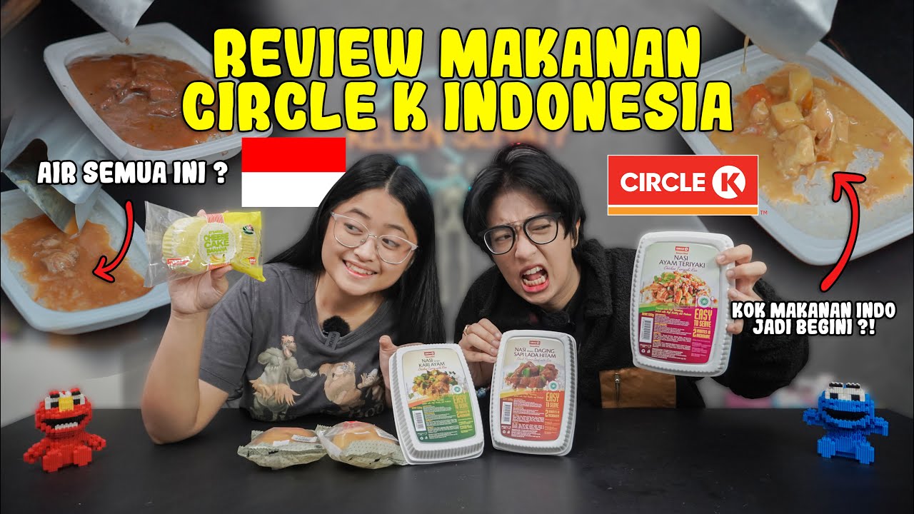 REVIEW MAKANAN CIRCLE K INDONESIA 🇮🇩 ! NO 4 KOK JADI GINI ? YouTube