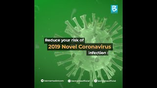 Reduce your risk of 2019 Novel Coronavirus infection