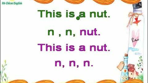 This is a nut song |Unit 1 Lesson 2 | I learn Smart Start 2| Ms Chiem English