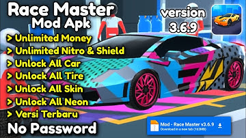 RACE MASTER 3D v3.6.9 MOD APK | UNLIMITED & UNLOCK ALL