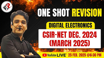 1 SHOT REVISION I DIGITAL ELECTRONICS I CSIR NET 2025 I Himanshu Sir