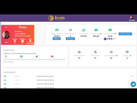 How To Earn money with ecoinofficial free 1000 coin khmer 2020