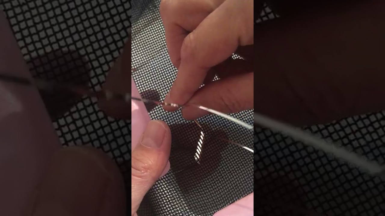 Civan Kaşı Tekniğinin Kare Tüle Uygulaması