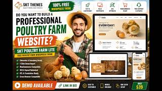 Free Poultry Farm WordPress Theme | Elementor & WooCommerce Ready (2026)