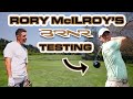 Rory mcilroys raw uncut brnr mini driver testing session  taylormade golf