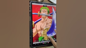 🔥Epic Zoro Drawing 🔥- One Piece Art Process! #zoro #art #onepiece #zoroluffy #anime #animeart