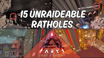 15 NEW UNSEEN Ratholes on Lost Colony | For Official Servers