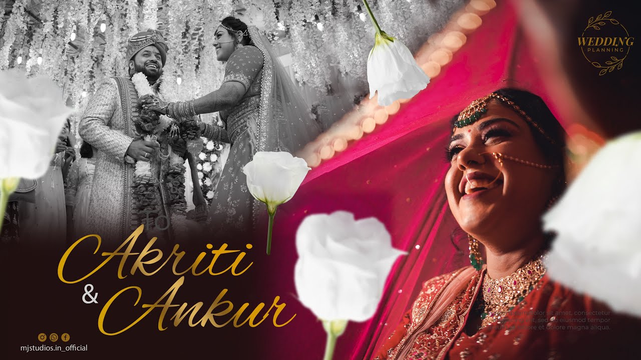 Akriti & Ankur | Best Wedding Teaser 2022 | Cinematic Wedding Teaser | india #BadhaaiDo #mjstudios