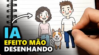 HOW TO MAKE A HAND DRAWING EFFECT WITH FREE ARTIFICIAL INTELLIGENCE screenshot 3