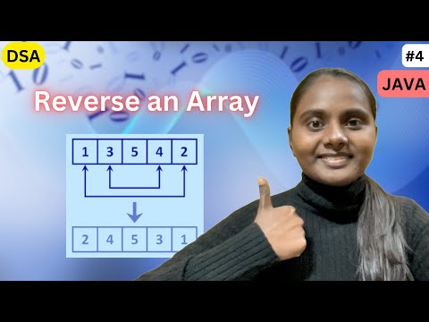 Reverse an Array 💯 | JAVA | DSA 🔥