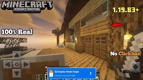 Bsl Shader For Minecraft PE 1.19.73+ [ 1.19.83+ Support ] 100% Working