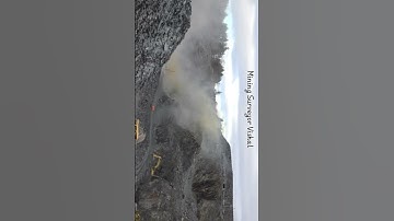 Blasting site explode #mining #miningengineer #miningsurveyorvishal