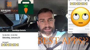 Best combo for multi-apping in 2023… Amazon Flex and Instacart
