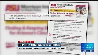 New report warns of teacher shortage crisis in Arizona