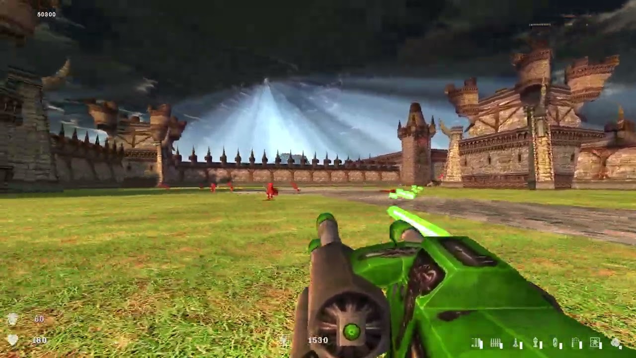 Serious Sam CR: A Slightly Serious Music Mod Grand Cathedral opening fight