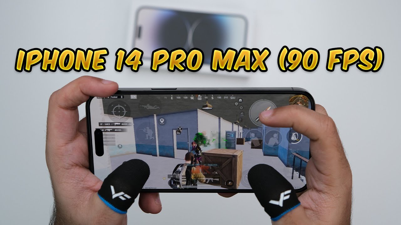 90 FPS iPhone 14 Pro Max Game Play (PUBG MOBILE) Handcam