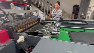 Automatic Side Sealing Machine With Bag Grabbing Feature - Efficient Bag Making Operation Video