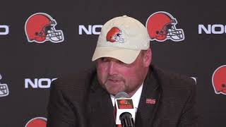 Browns GM John Dorsey, coach Freddie Kitchens talk coaching searches