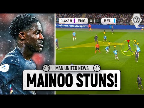 Kobbie Mainoo FULL DEBUT For England! | Man United News