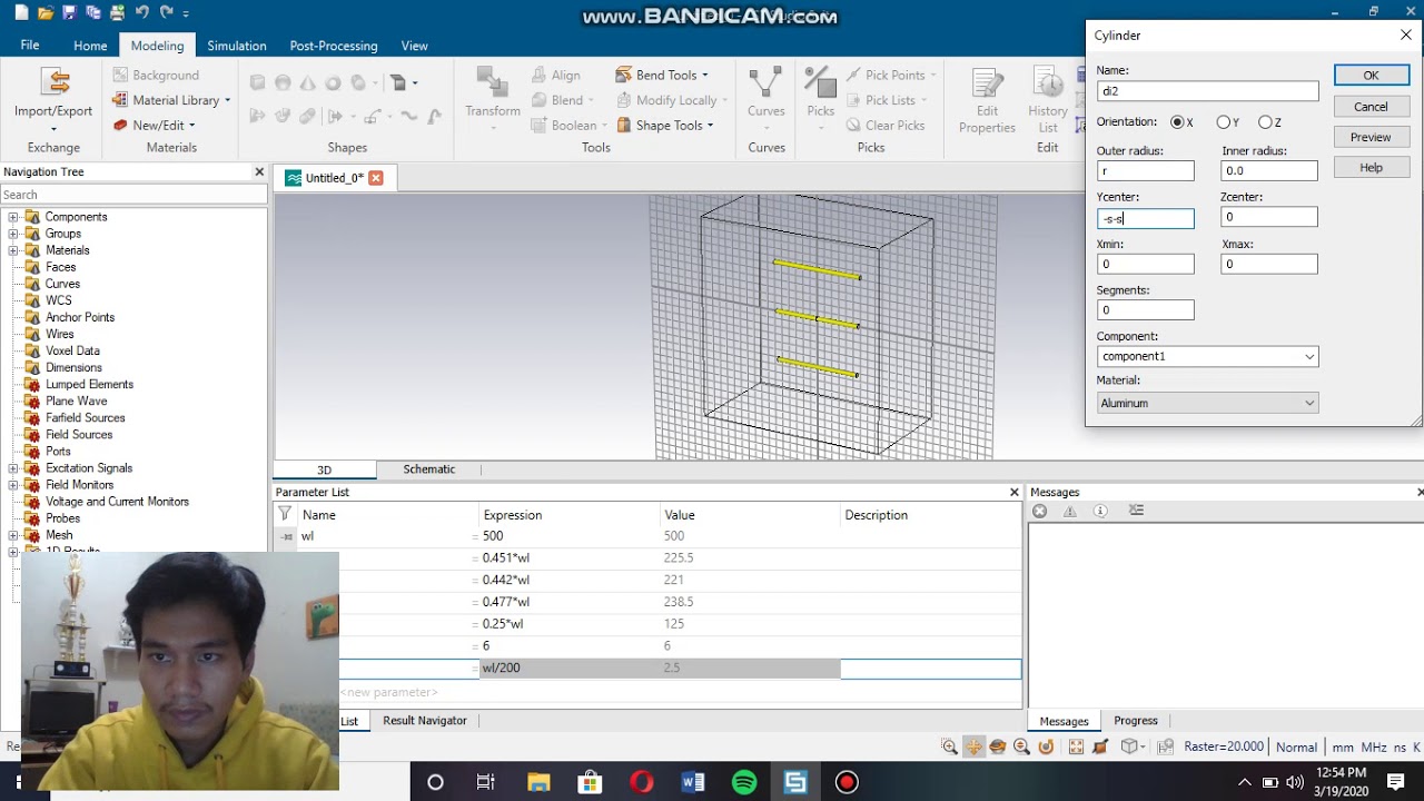 Perancangan antenna yagi uda 600Mhz menggunakan CST Studio Suite 2020 ...