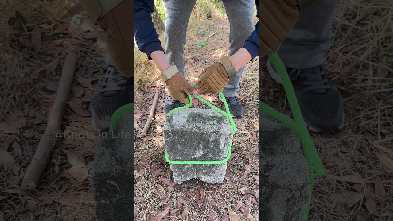 How to Tie Combined Lifting Knot – Works Great! 