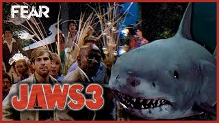 Jaws Attacks A RESTAURANT?!? | Jaws 3 | Fear