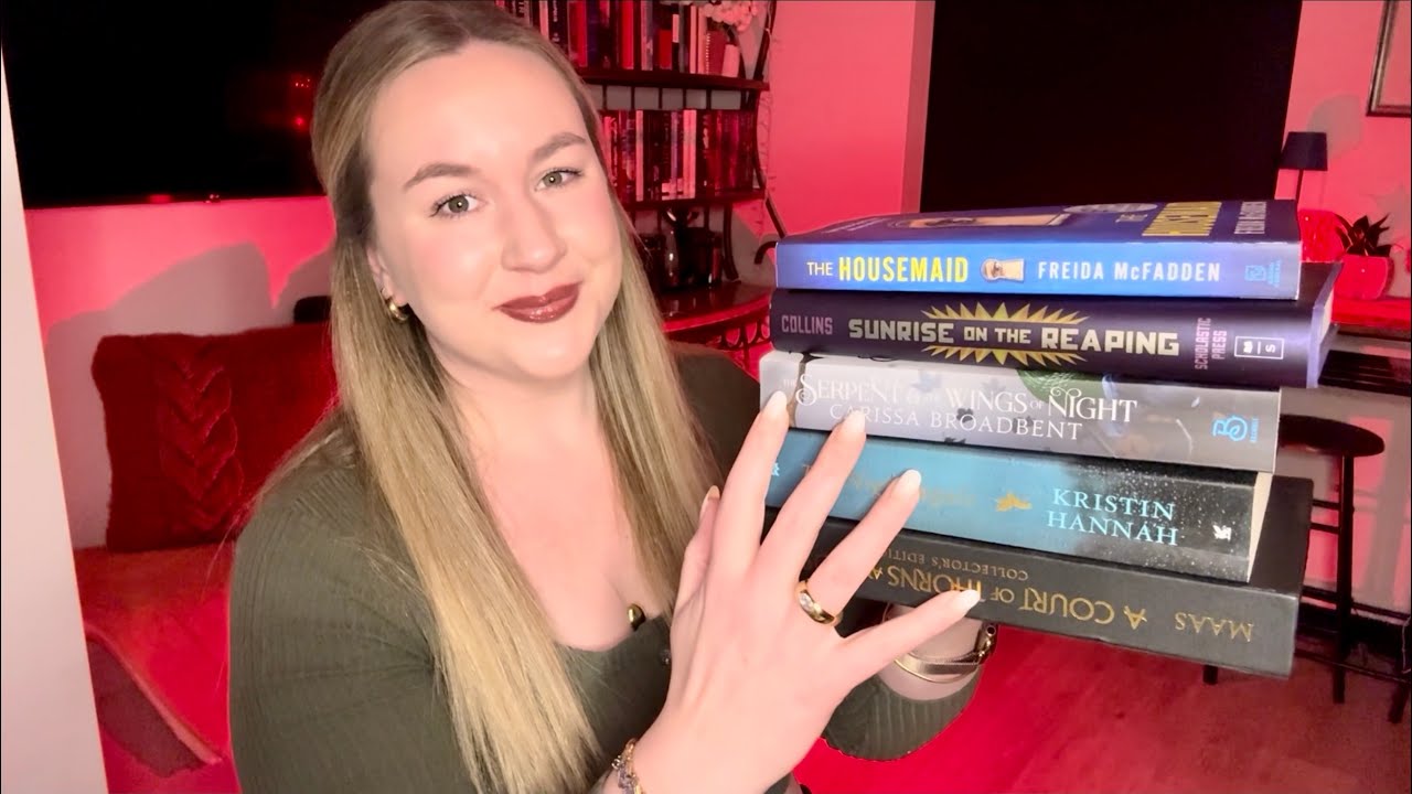 ASMR Book Tag! Q&A of all my reading goals & reflections 📚🏷️