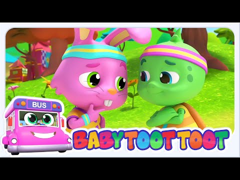 Заяц И Черепаха Сказки + Еще Анимационные Видеоролики Для Детей - Baby Toot Toot