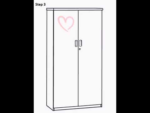 رسم خزانة ملابس بالخطوات للأطفال How To Draw A Closet Step By Step Shorts 
