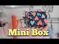 Como fazer mini necesserie box chaveiro fácil com retalhos